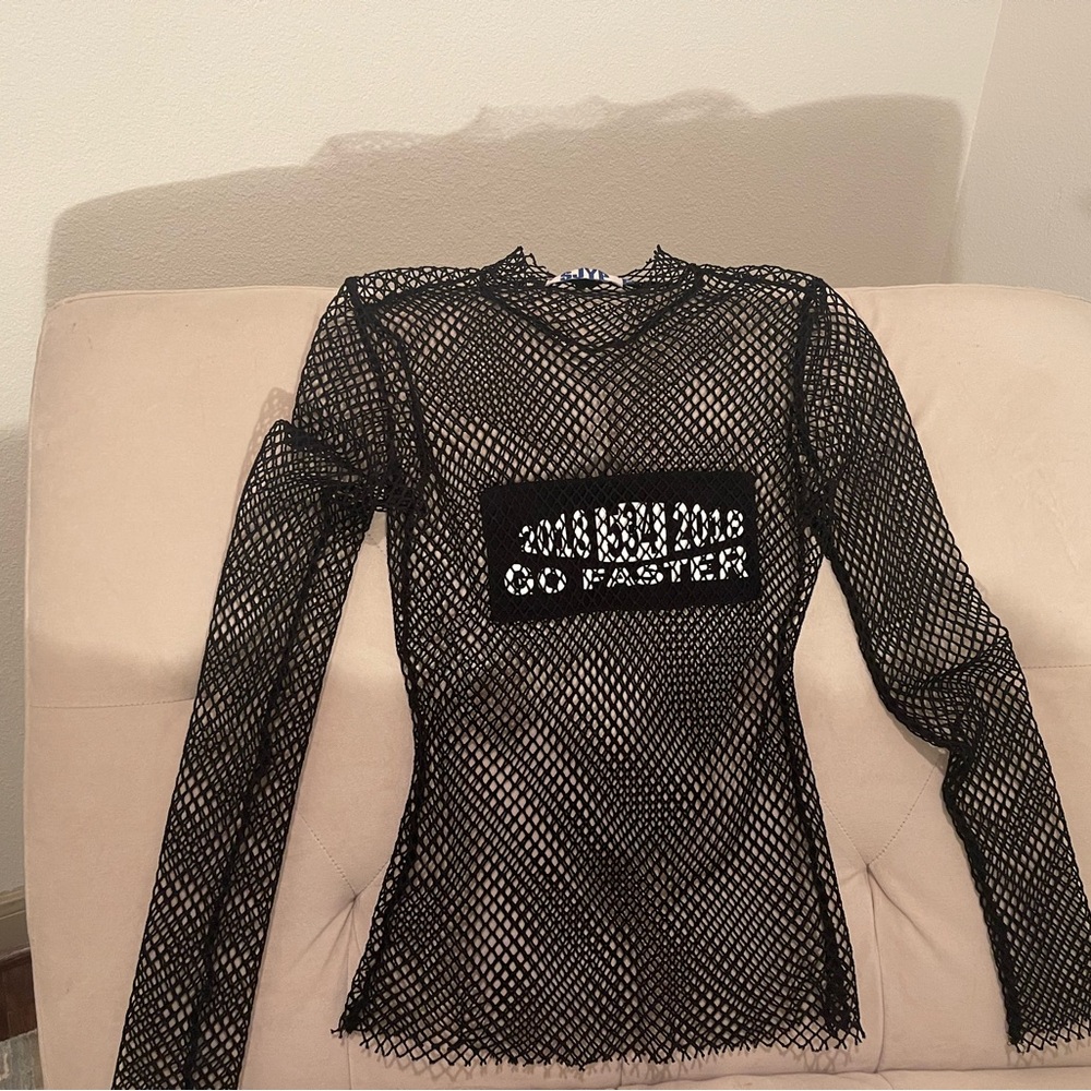SJYP Black Knit Top
